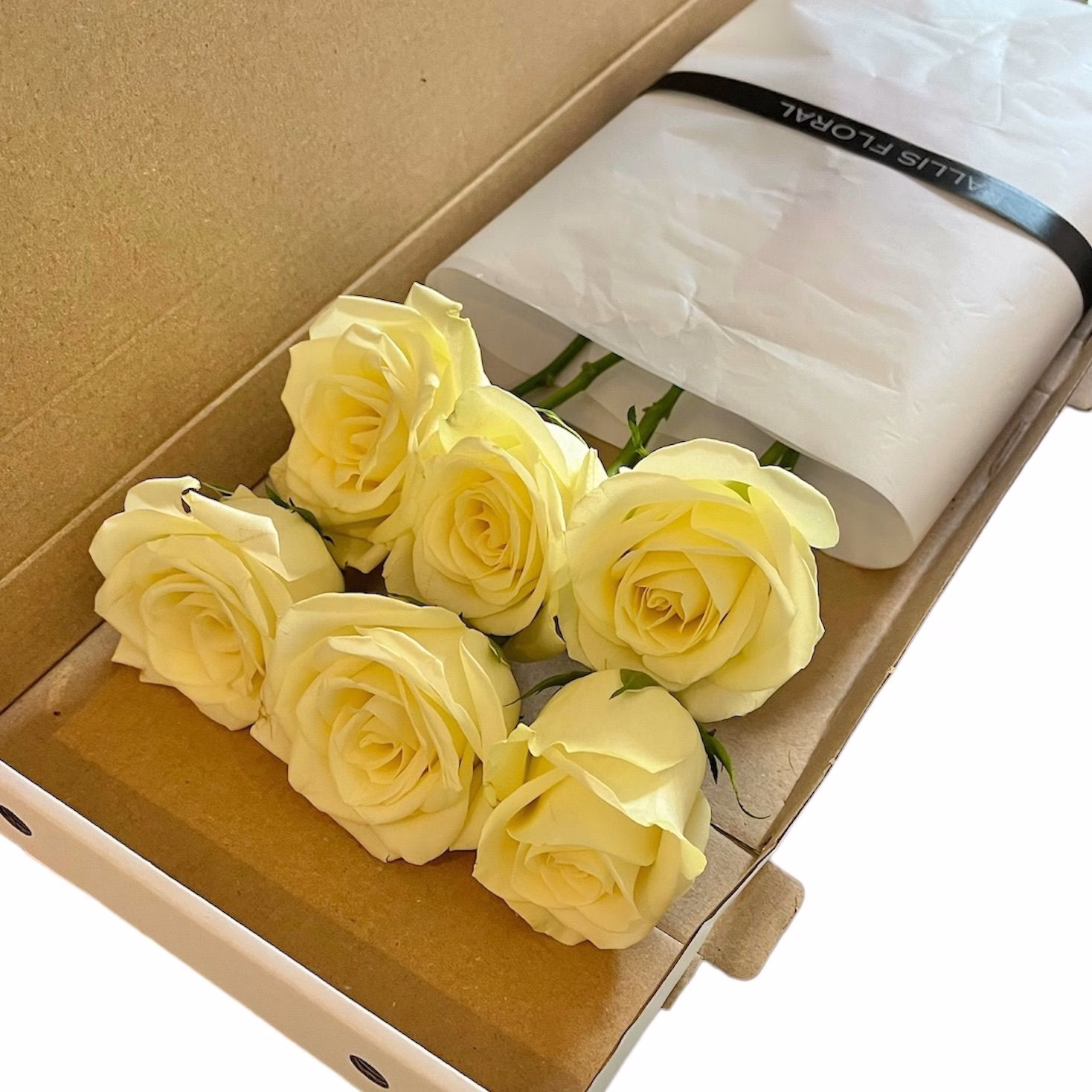 Letterbox Yellow Roses